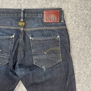 G Star Raw Denim GS01 Men's Jeans Size 31x32 (fits31x29) New Radar Slim Dark